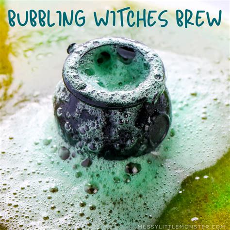 Bubbling witch cauldron